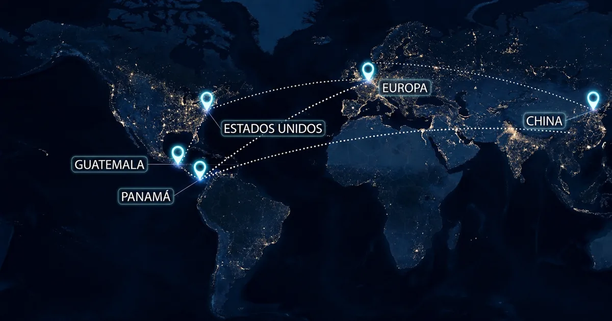 Mapa de cobertura mundial