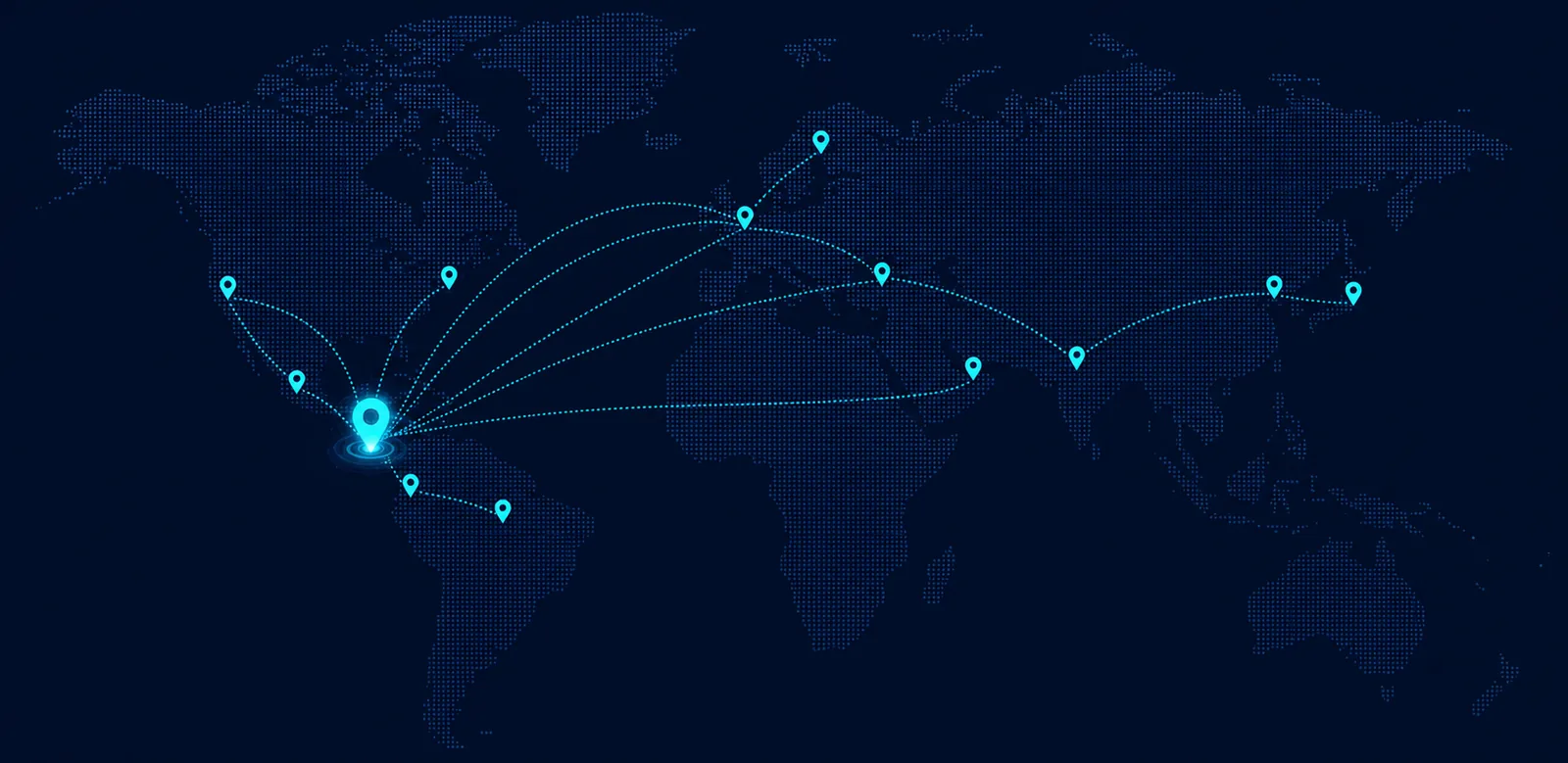 Mapa de rutas internacionales