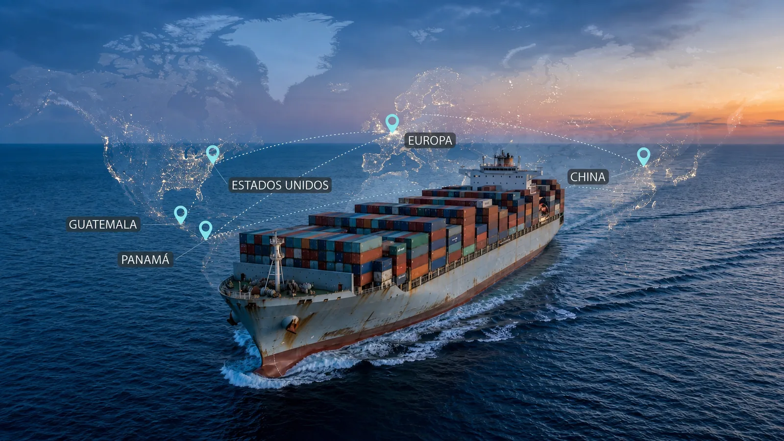Buque conectado con la red internacional de NextPort